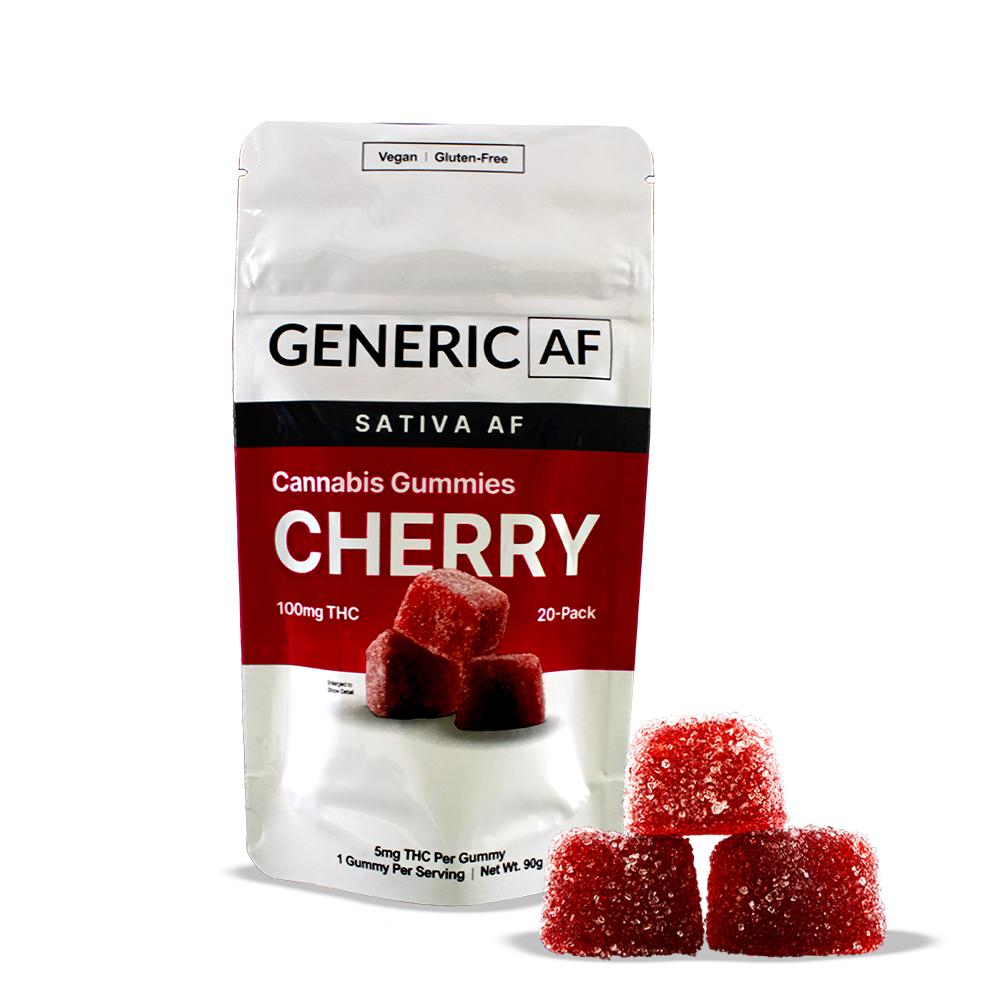 Generic AF Cherry Gummies 20-pack (Sativa) {100mg}