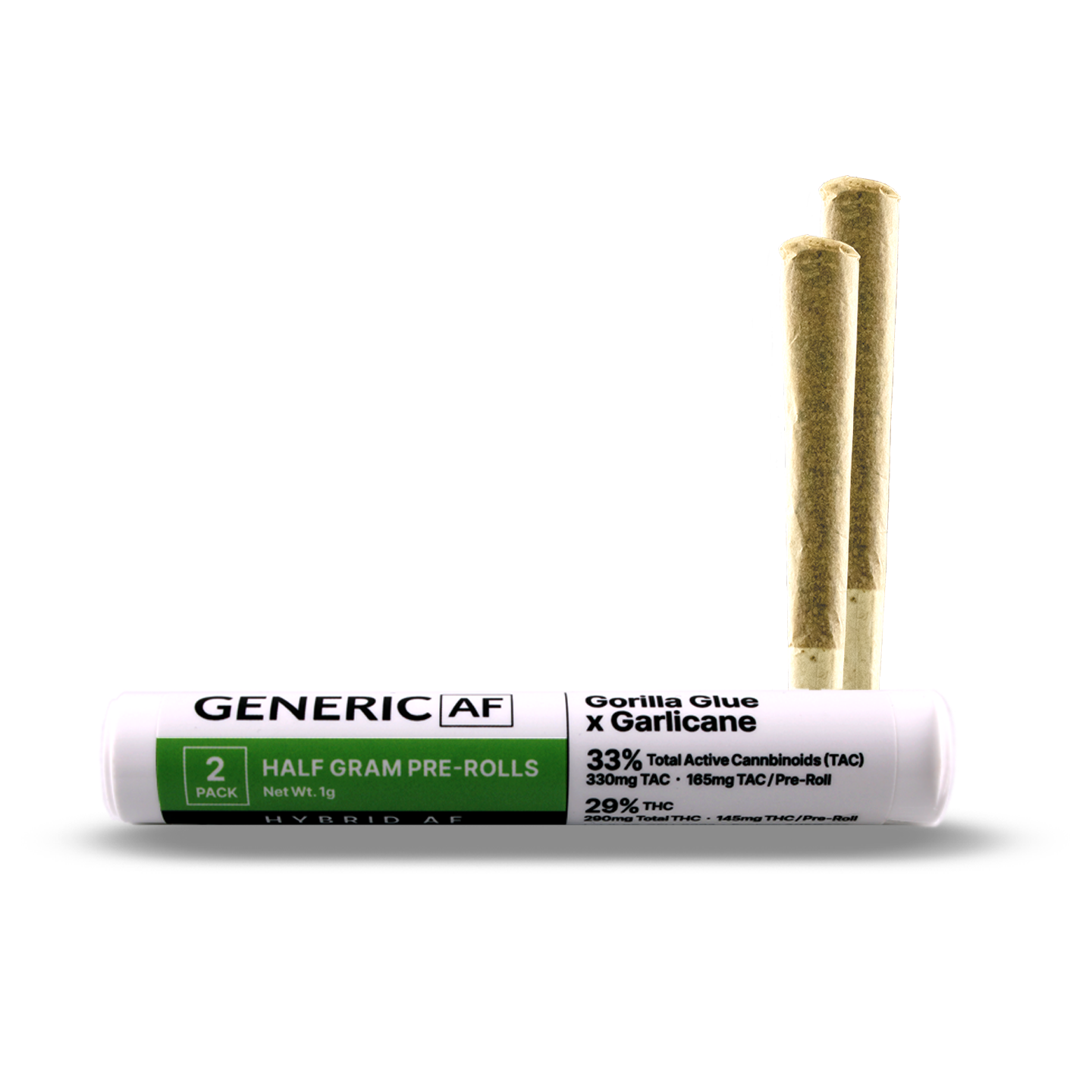 Generic AF Gorilla Glue x Galicane Pre-Rolls 2-pack (Hybrid) {0.5g}