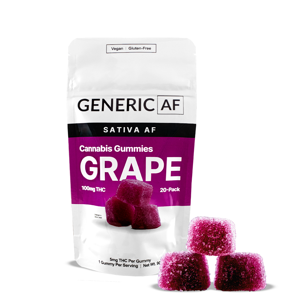 Generic AF Grape Edibles 20-pack (Sativa) {100mg}