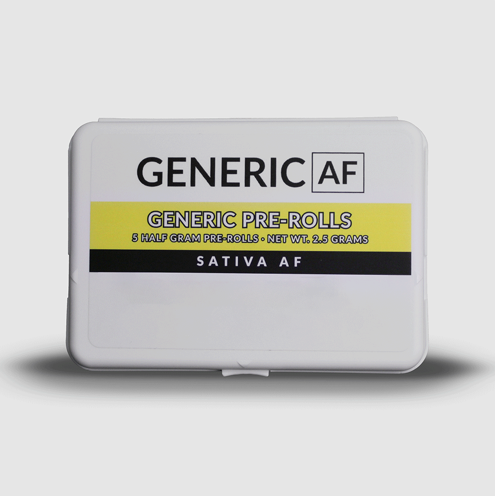 Generic AF Pre-Rolls 5-pack (Sativa) 25% {2.5g}