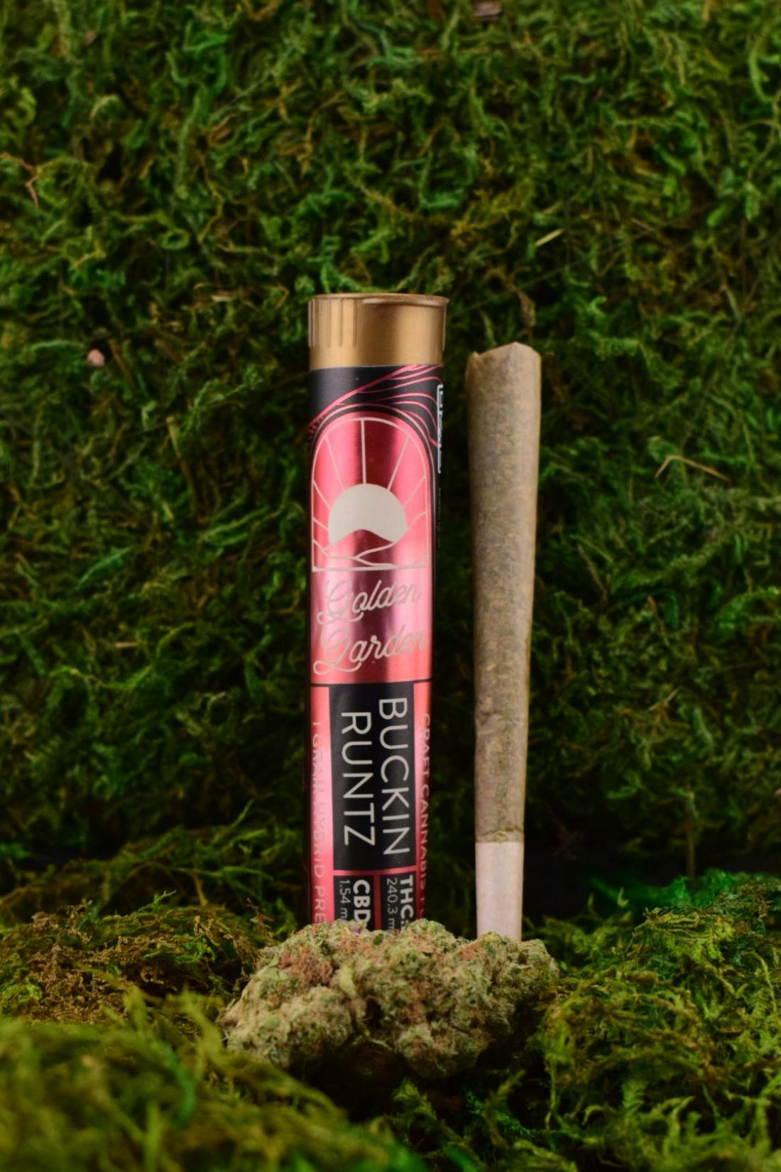 Golden Garden Buckin Runtz Pre-Roll (Hybrid) 27.2% {1g}