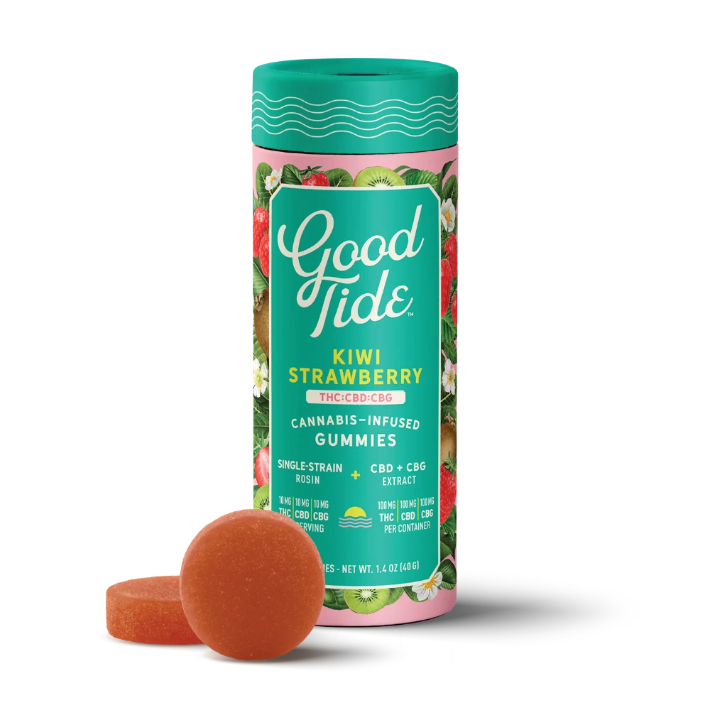 Good Tide Kiwi Strawberry 1:1 Edible 10-pack (Hybrid) {100mg}