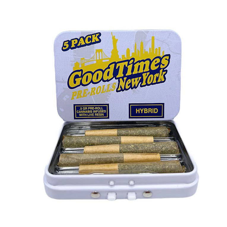Good Times Infused Pre-Roll 5-pack Hybrid