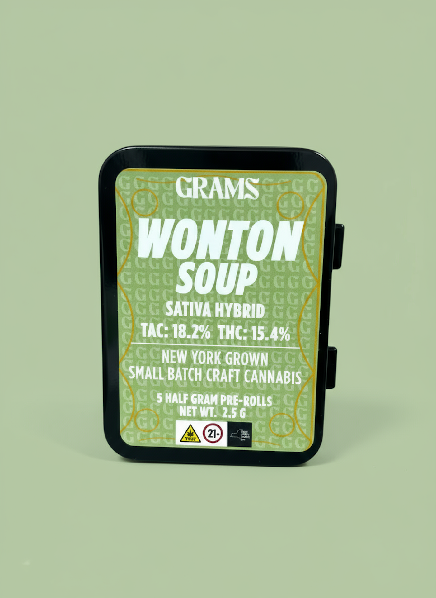 Grams Wonton Soup Pre-Rolls 5-pack 15.4% {2.5g}