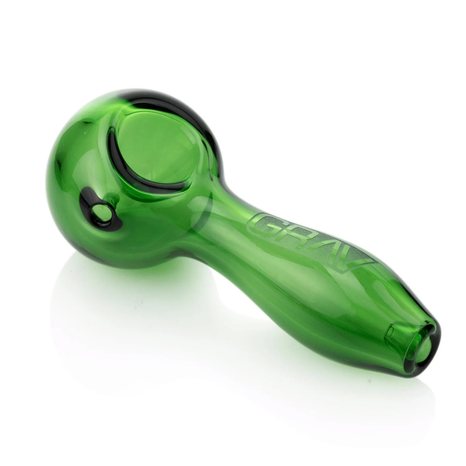 Grav Classic Spoon- Green - FlynnStoned Cannabis Company