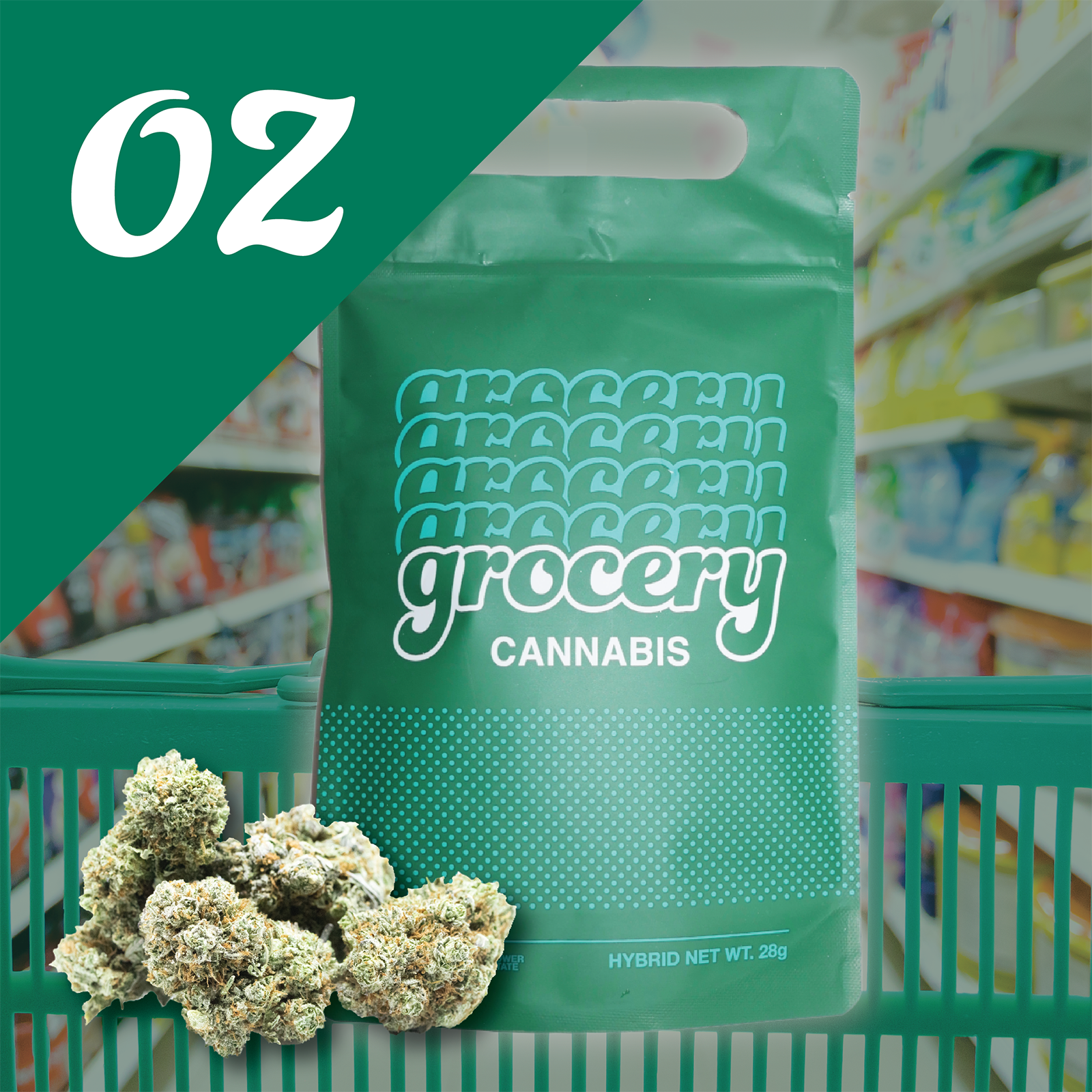 Grocery Space Rocks Flower (Hybrid) 28% {28g}