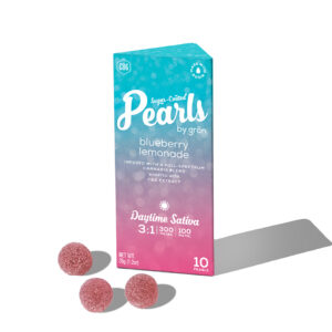 Gron Infused Edible Pearls Daytime Blueberry Lemonade 3 1 Rosin 10 Pack Sativa