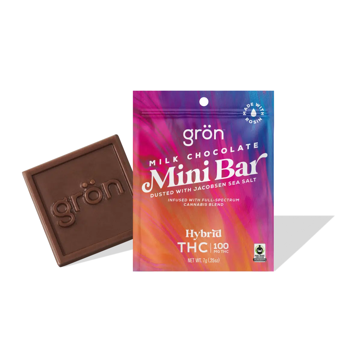 Grön Milk Chocolate Mini Chocolate (Hybrid) {100mg}