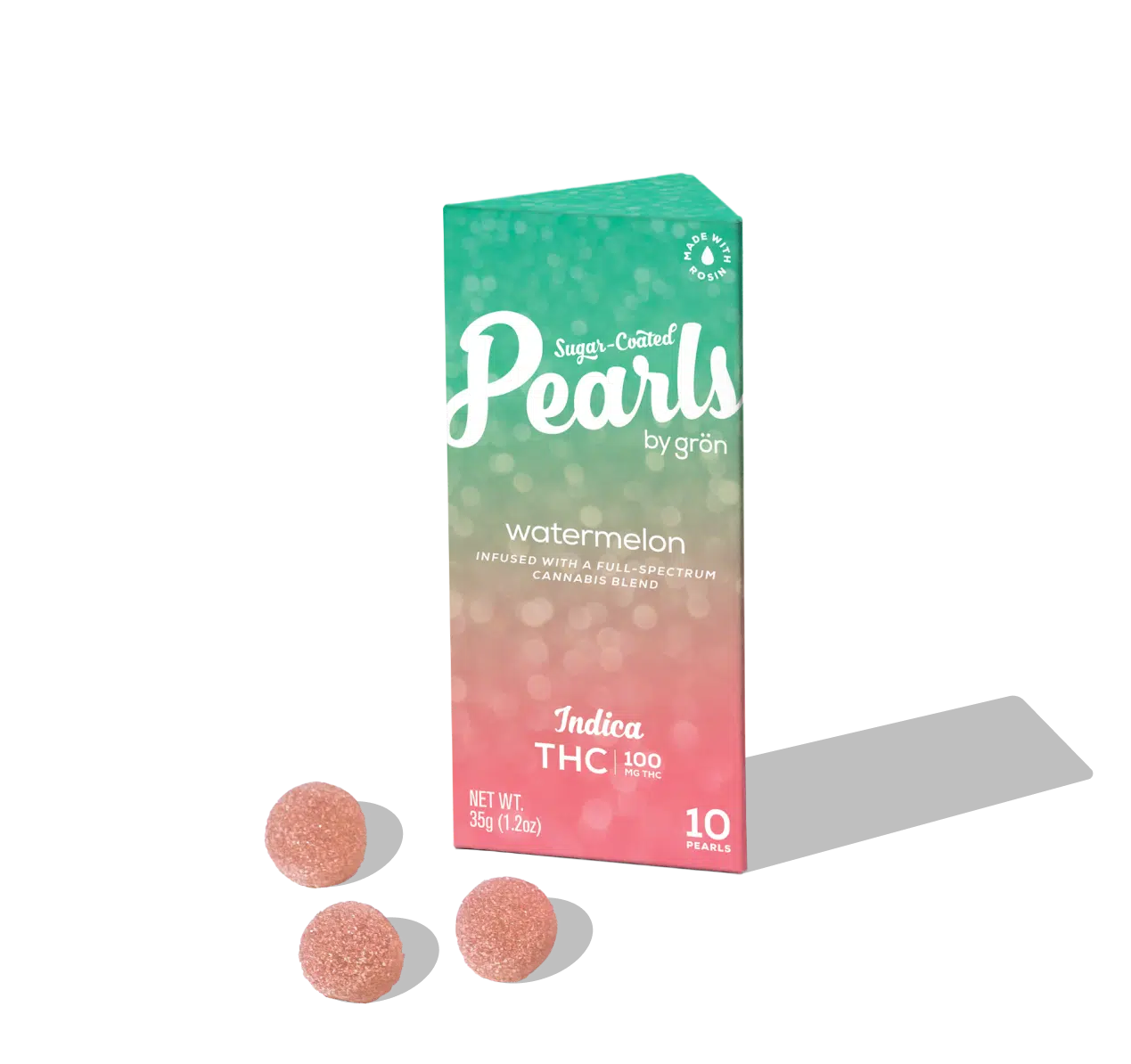 Gron Pearls Watermelon Gummies 10-pack (Indica) {100mg}