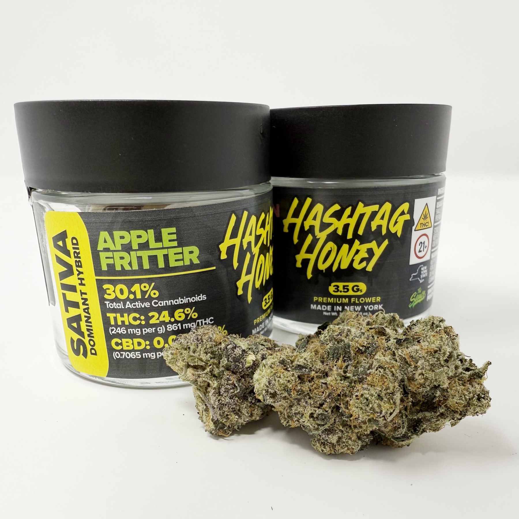 Hashtag Honey Apple Fritter Flower  (Sativa) 25% {3.5g}