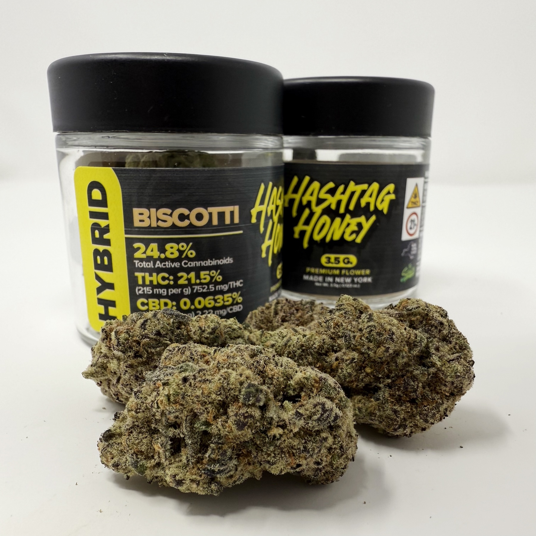 Hashtag Honey Biscotti Flower (Hybrid) 21% {3.5g}
