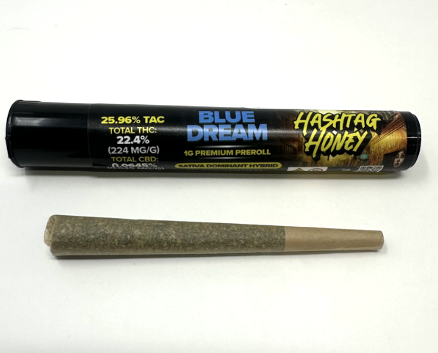Hashtag Honey Blue Dream Pre-Roll (Sativa) 22% {1g}