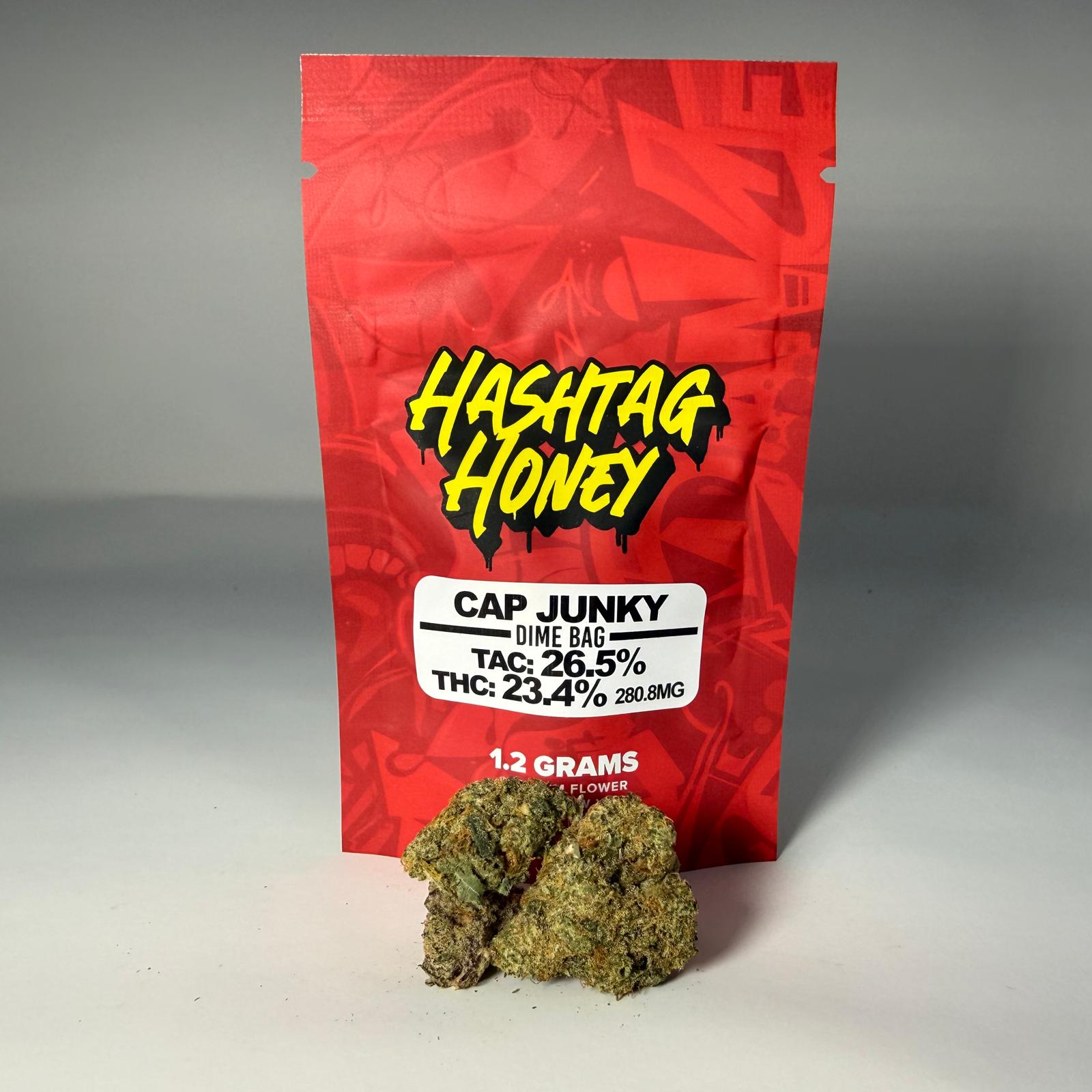 Hashtag Honey Cap Junky Flower  (Indica) 26.5% {1.2g}