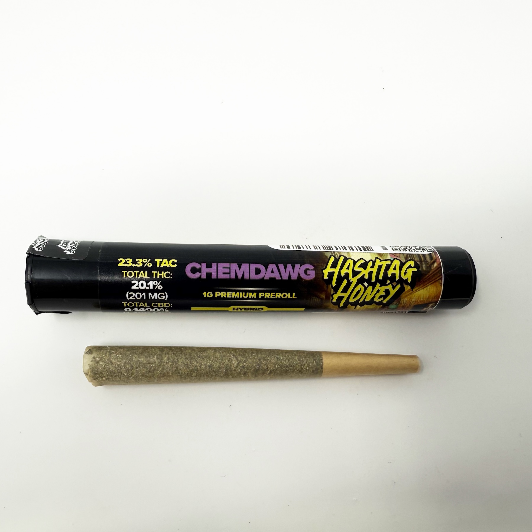 Hashtag Honey Chem Dawg Pre-Roll (Hybrid) 20% {1g}