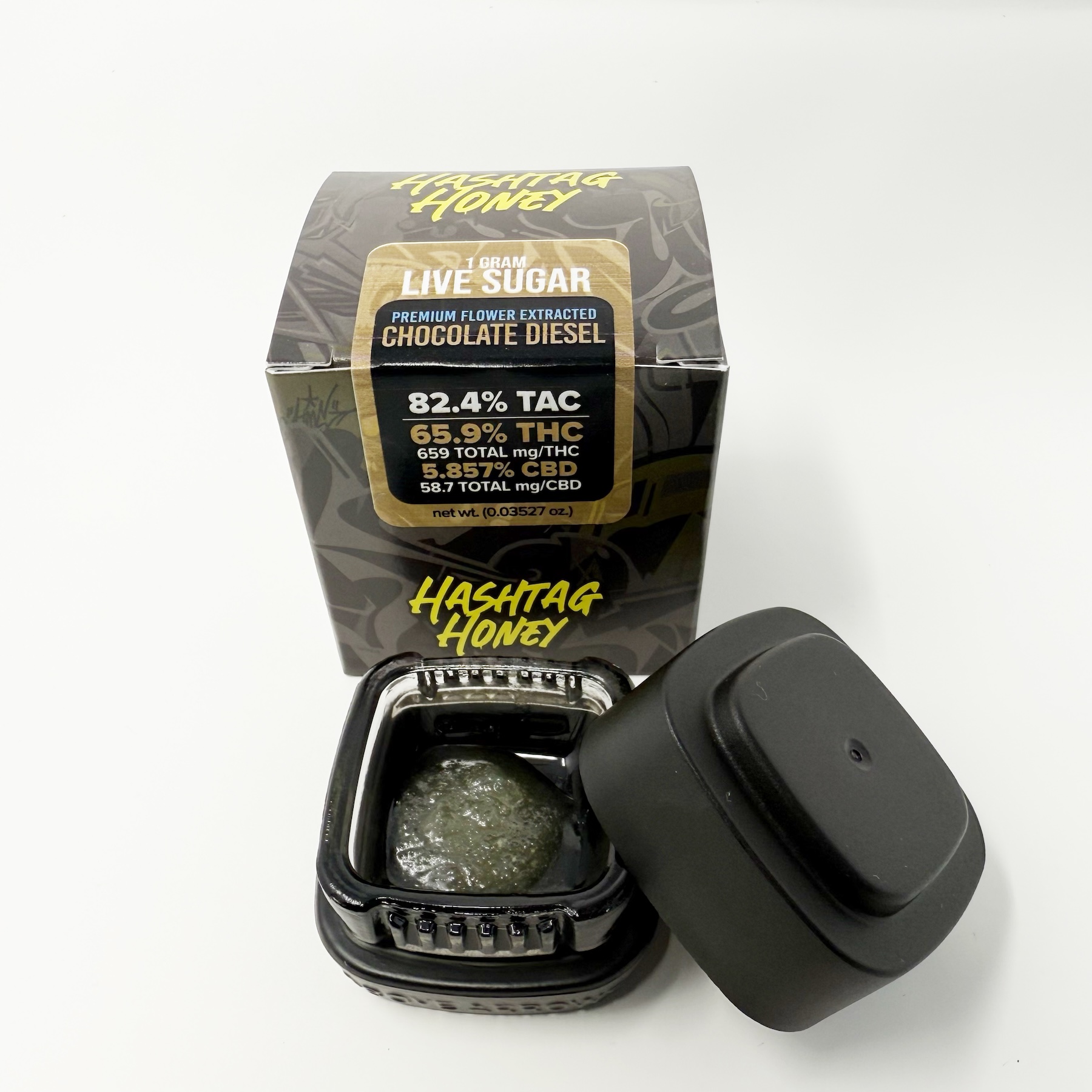 Hashtag Honey Chocolate Diesel Sugar (Hybrid Sativa) 65.9% {1g}