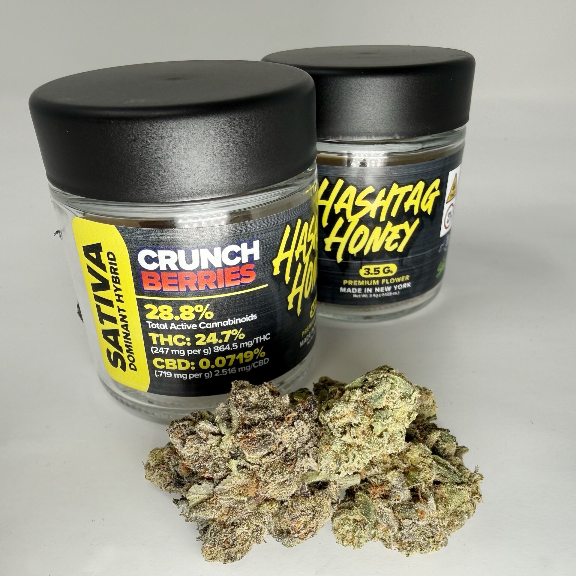 Hashtag Honey Crunch Berries Flower (Hybrid Sativa) 24.7% {3.5g}
