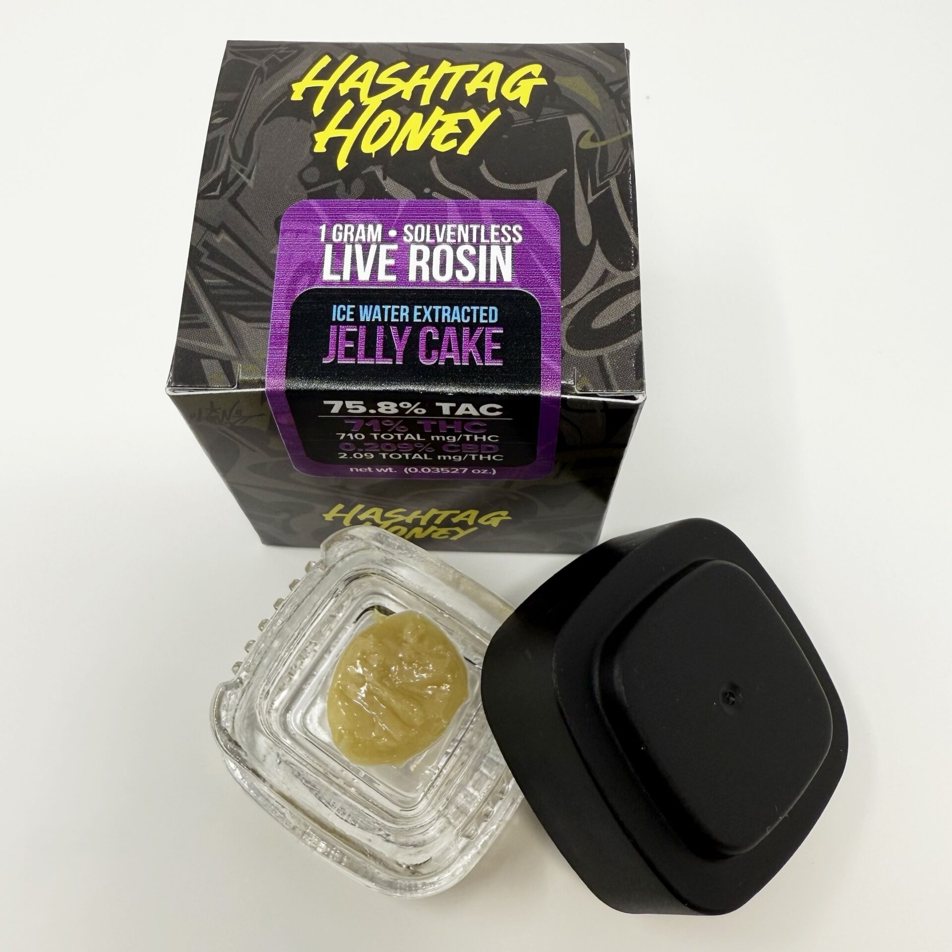 Hashtag Honey Jelly Cake Live Rosin (Hybrid Indica) 71% {1g}