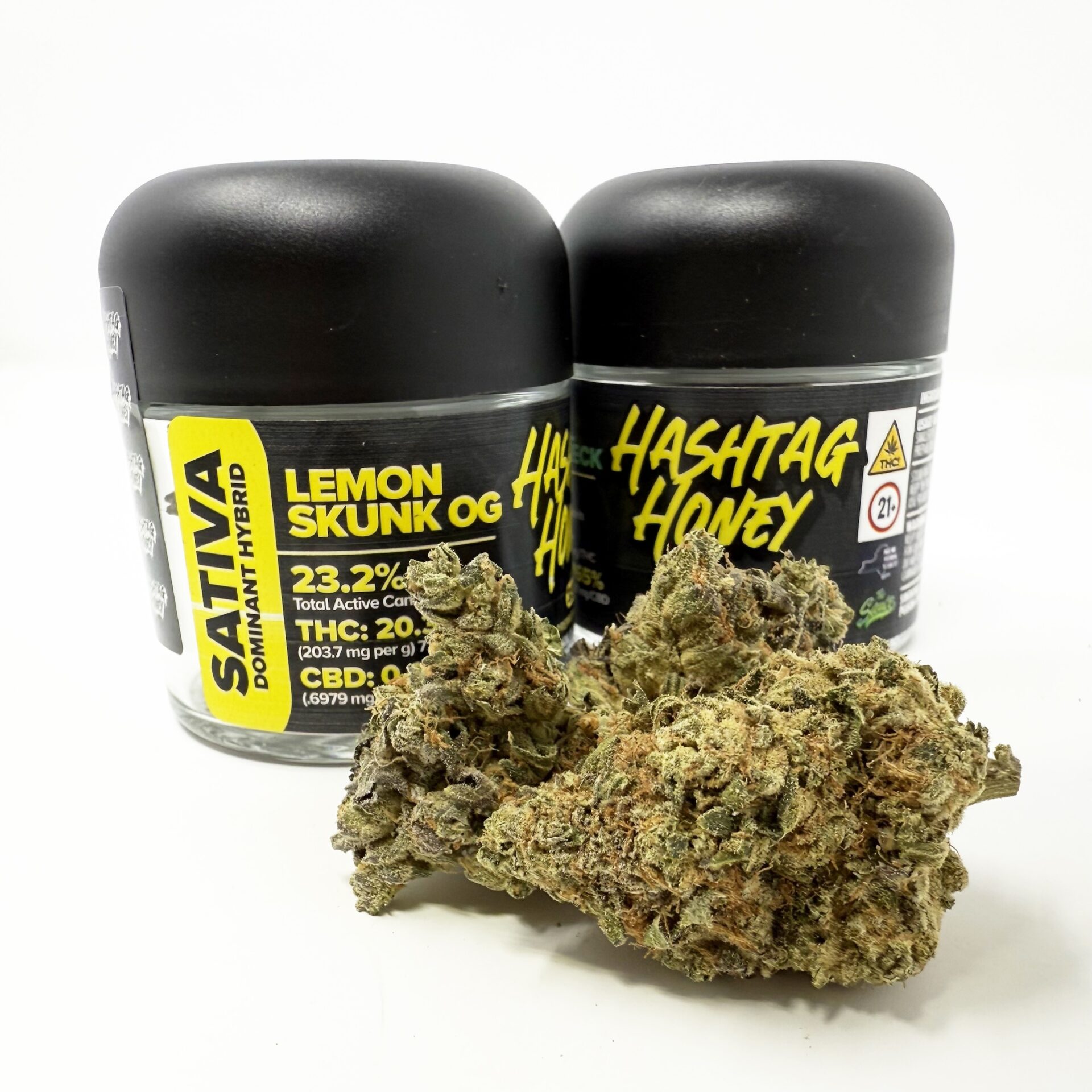 Hashtag Honey Lemon Skunk OG Flower (Hybrid Sativa) 23.2% {3.5g}