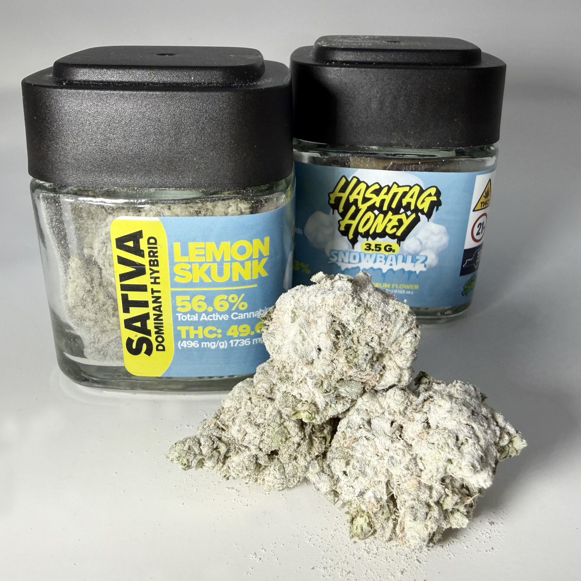 Hashtag Honey Lemon Skunk SnowBallz Flower (Sativa) 49% {3.5g}