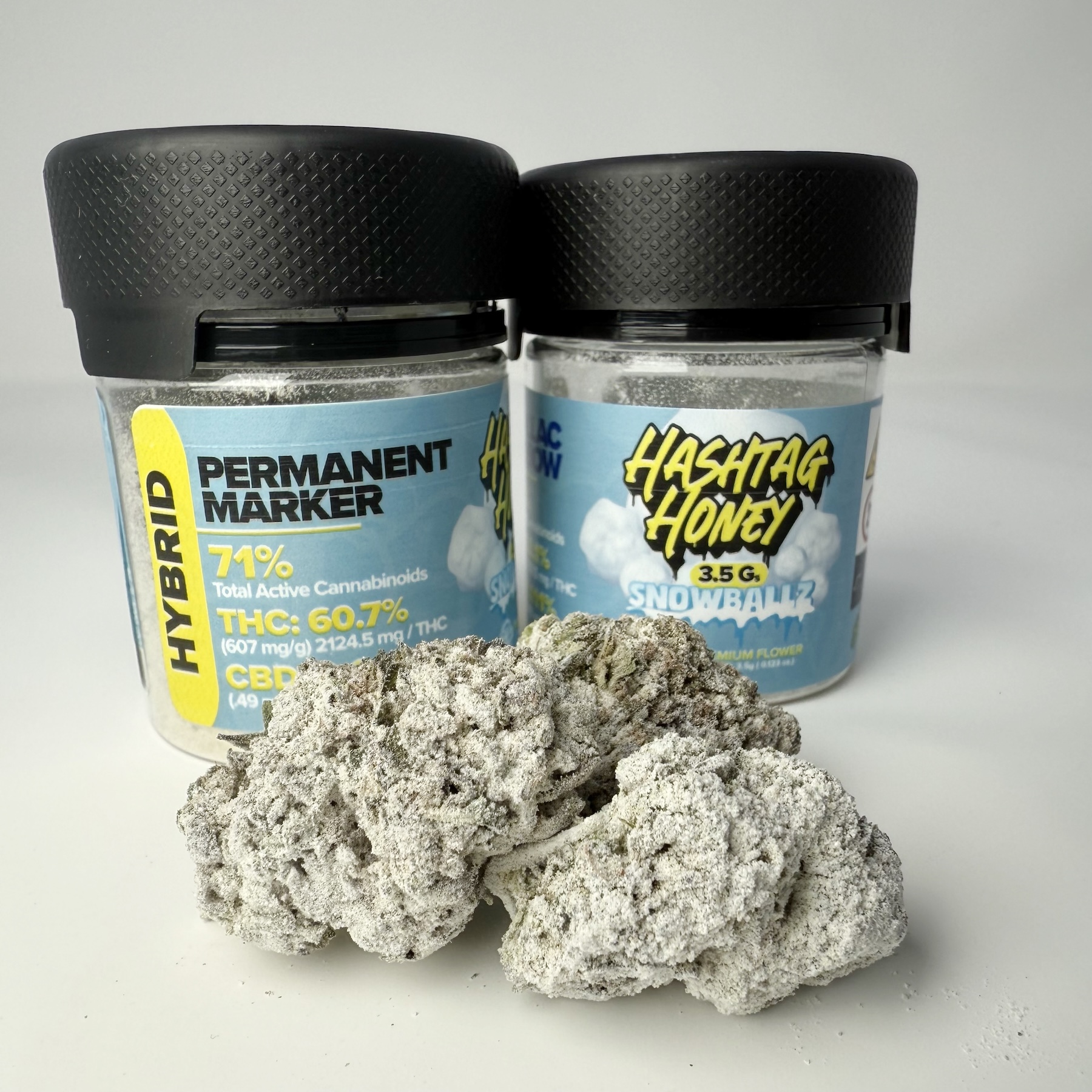 Hashtag Honey Permanent Marker SnowBallz Flower  (Hybrid) 60.7% {3.5g}