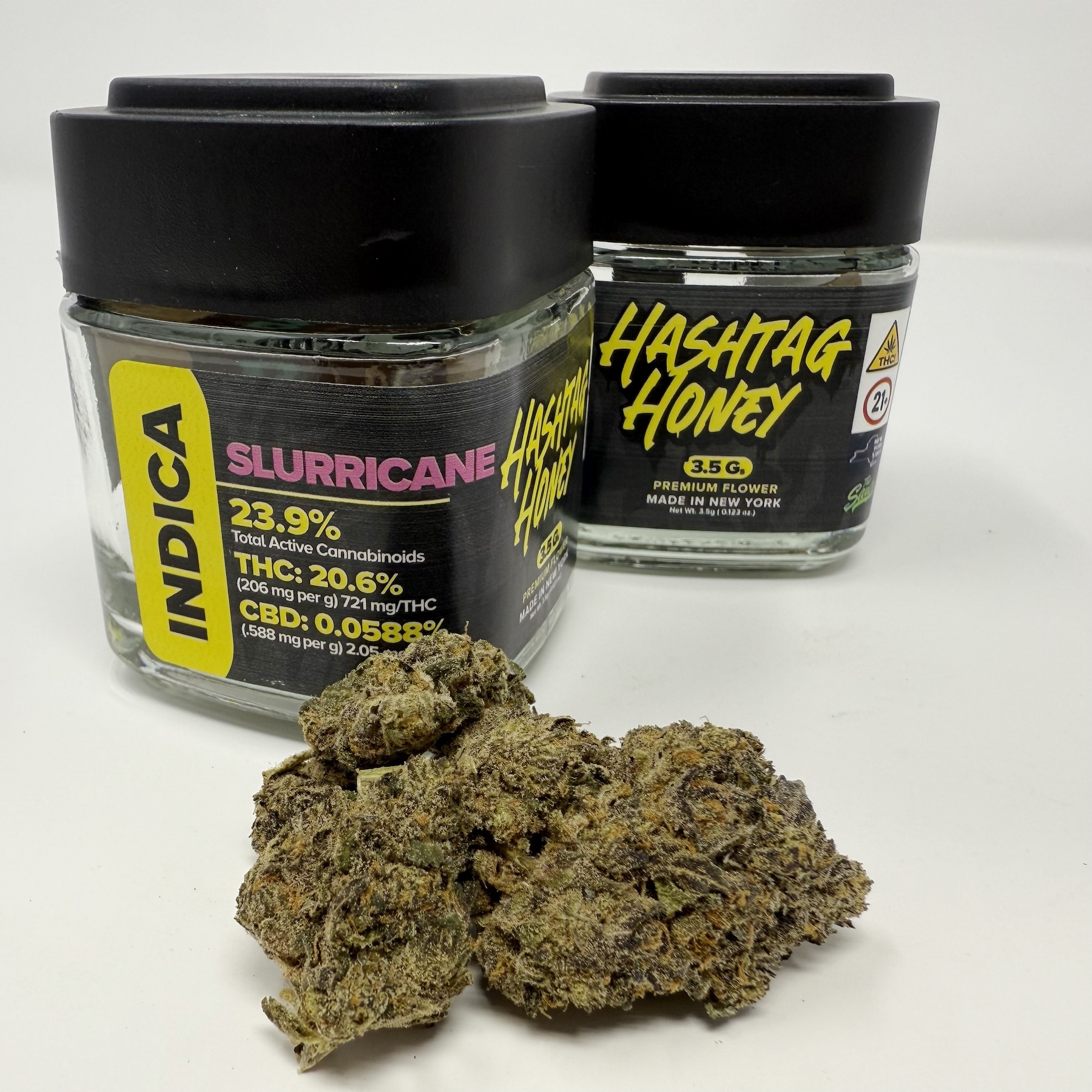 Hashtag Honey Slurricane Flower  (Indica) 23.9% {3.5g}