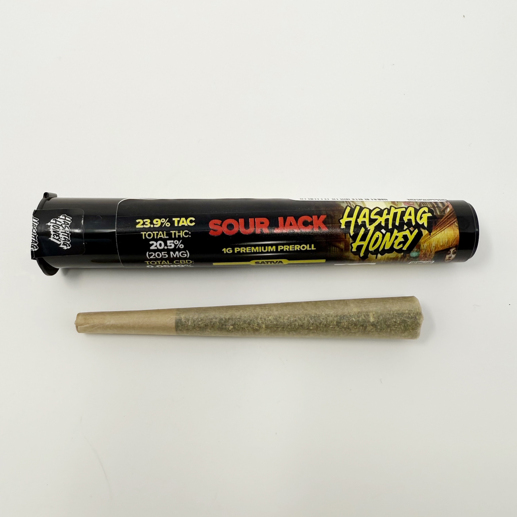 Hashtag Honey Sour Jack Pre-Roll (Sativa) 20.5% {1g}