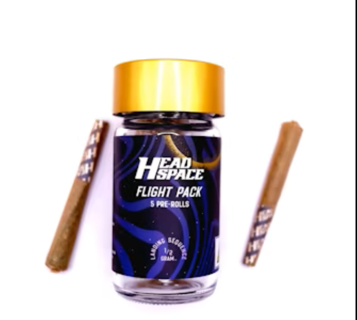 Head Space Kiwi Kush & Lemon Cherry Gelato Pre-Rolls 5-pack (Hybrid Indica) 21% {3.5g}