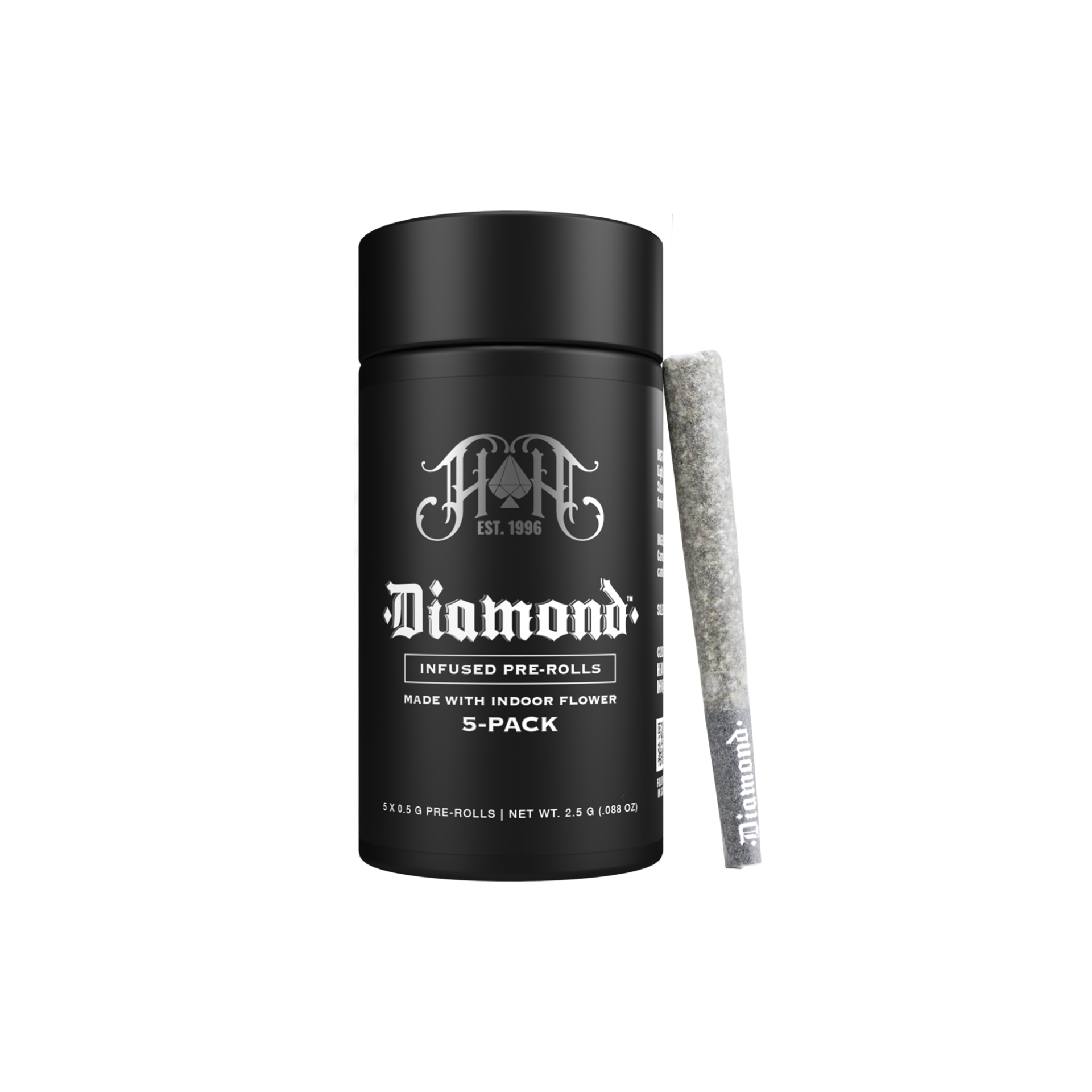 Heavy Hitters Permanent Marker Infused Pre-Rolls 5-pack (Indica) {2.5g}