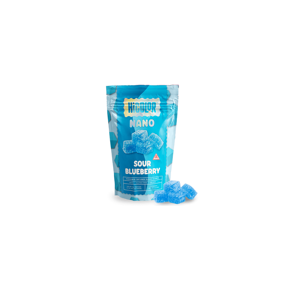 HiColor Blueberry RSO Gummies 10-pack (Indica) {10mg}