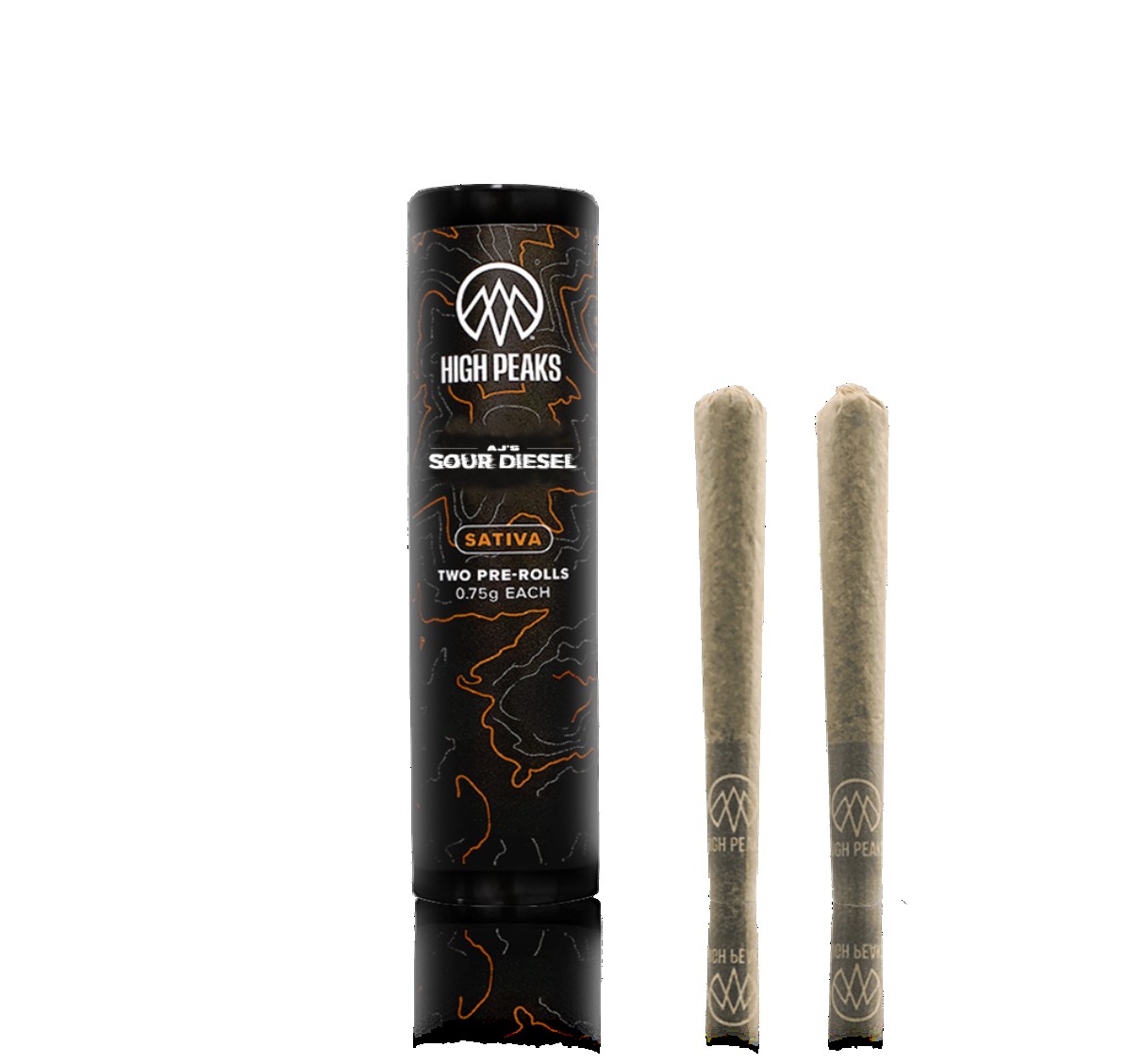 High Peaks AJ's Sour Diesel Pre-Rolls 2-pack (Sativa) 31% {1.5g}