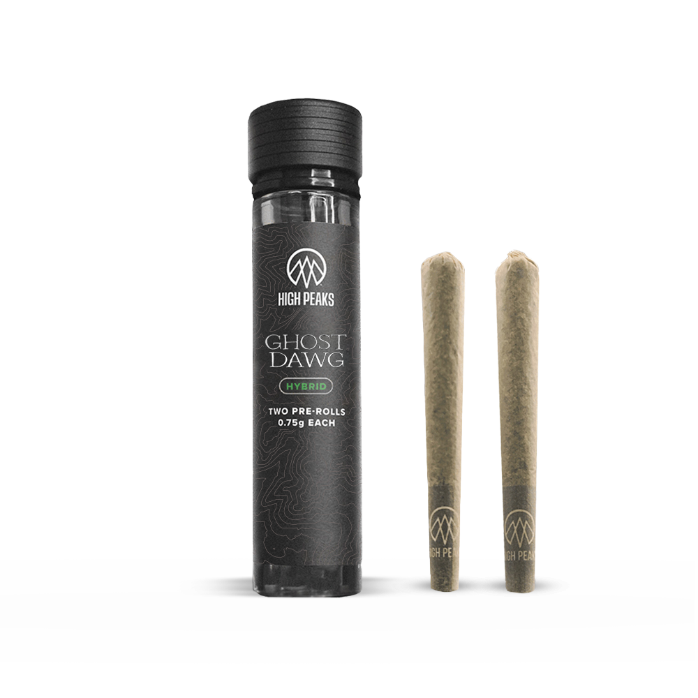 High Peaks Ghost Dawg Pre-Rolls 2-pack (Hybrid) 30% {1.5g}