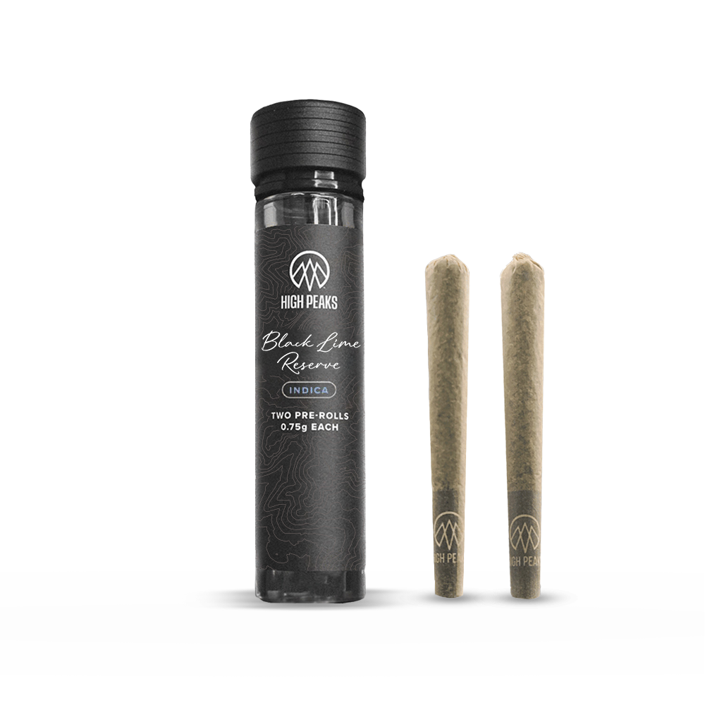 High Peaks Black Lime Reserve Pre-Rolls 2-pack {1.25g}