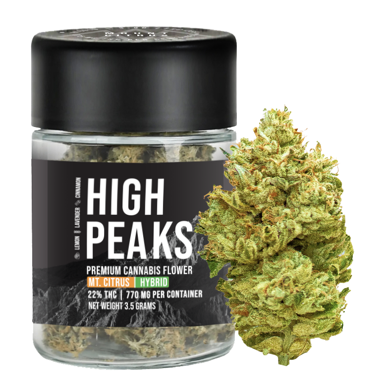 High Peaks Mt. Citrus Flower (Hybrid) 22% {3.5g}