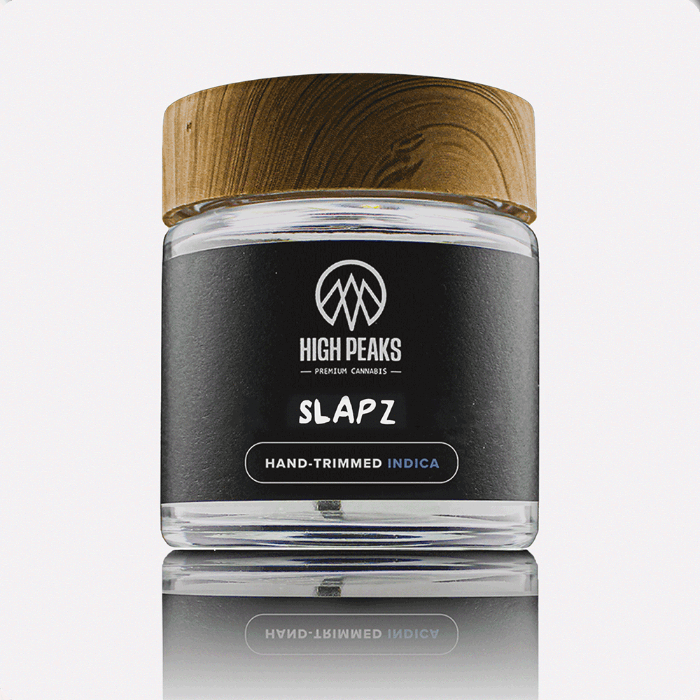 High Peaks Slapz Flower  (Indica) 26% {3.5g}