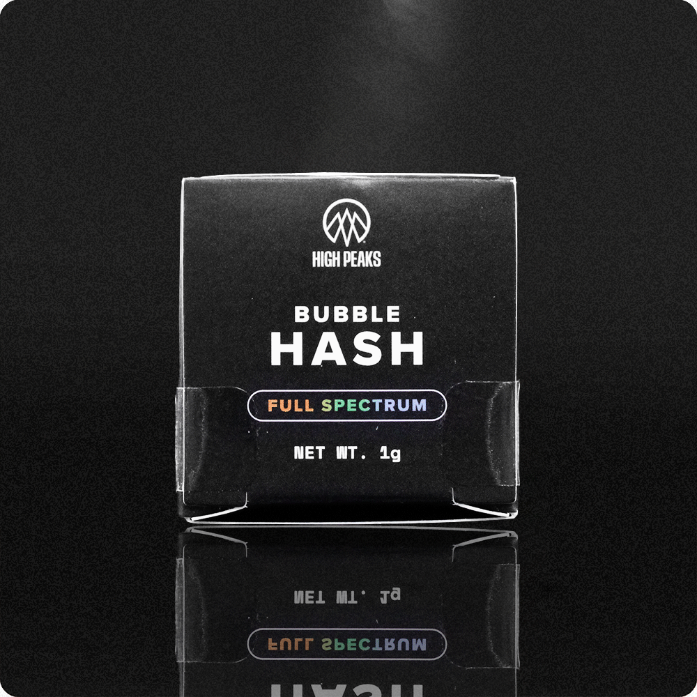 High Peaks Micron Full Spectrum Bubble Hash  (Hybrid) 54% {1g}