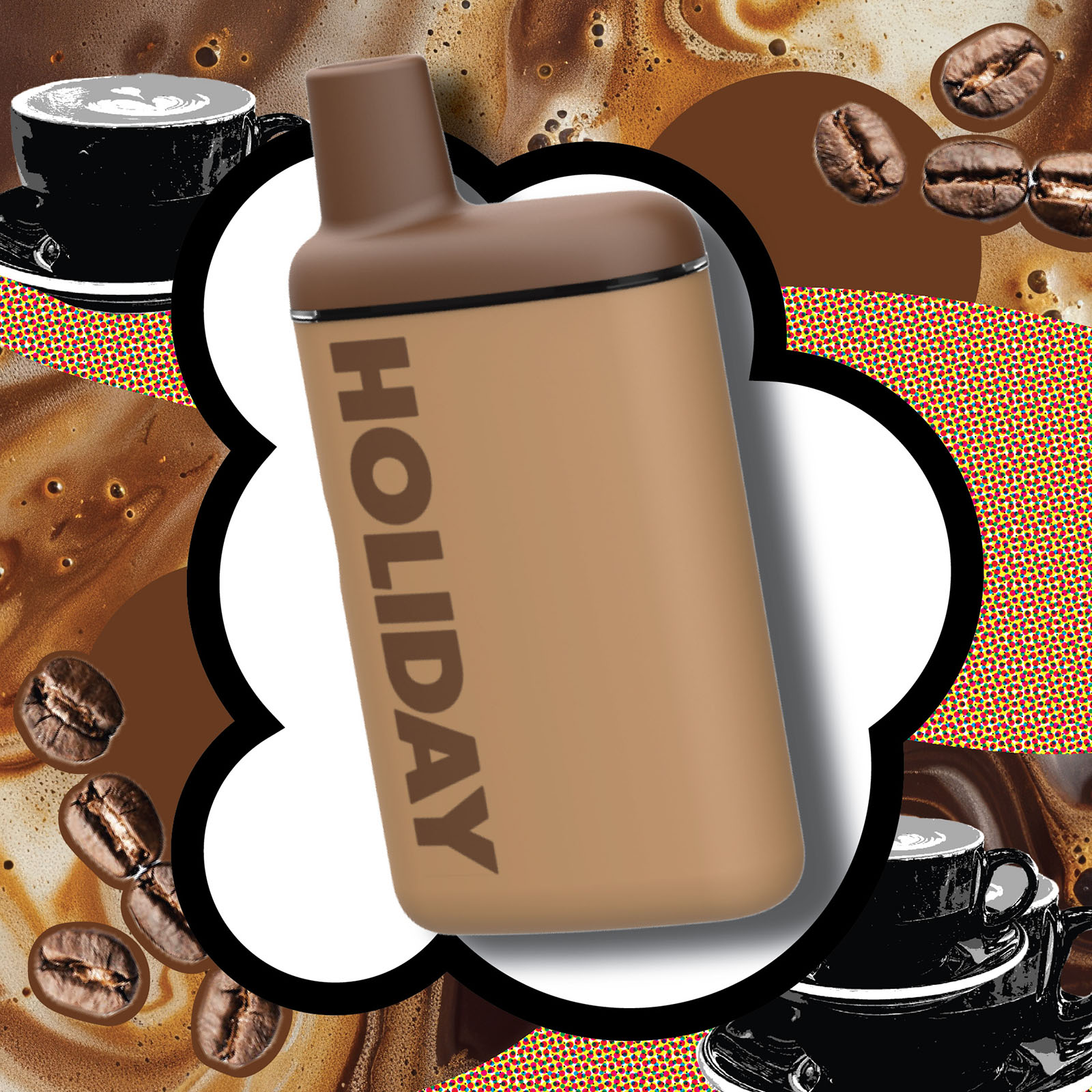Holiday Coffee Break Disposable Vape (Sativa) 83% {1g}