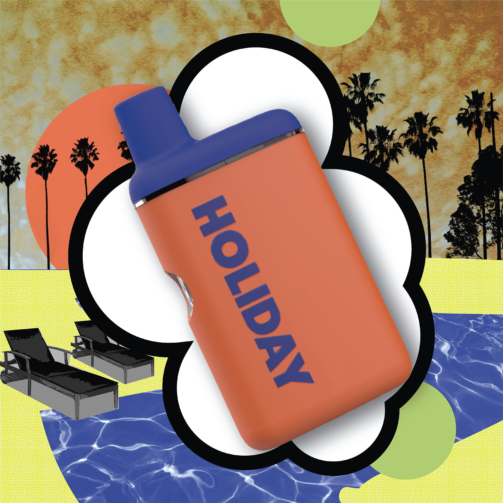 Holiday Leisure All-In-One Vapes (Indica) 90% {0.5g}