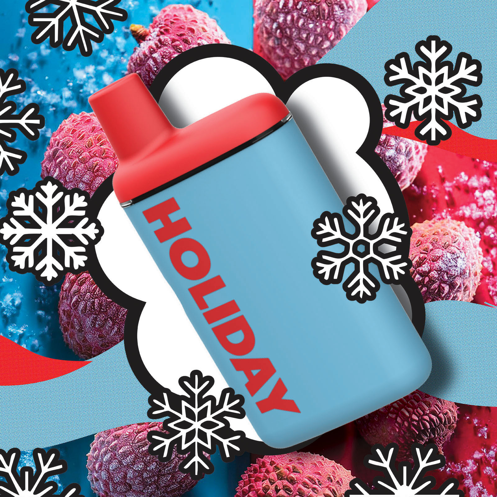 Holiday Staycation All-In-One Vapes (Hybrid Indica) 90% {0.5g}