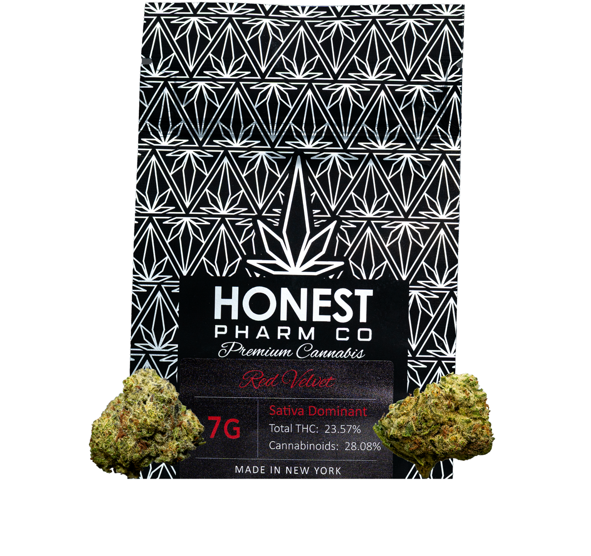 Honest Pharm Red Velvet Flower  (Sativa) 23.57% {7g}