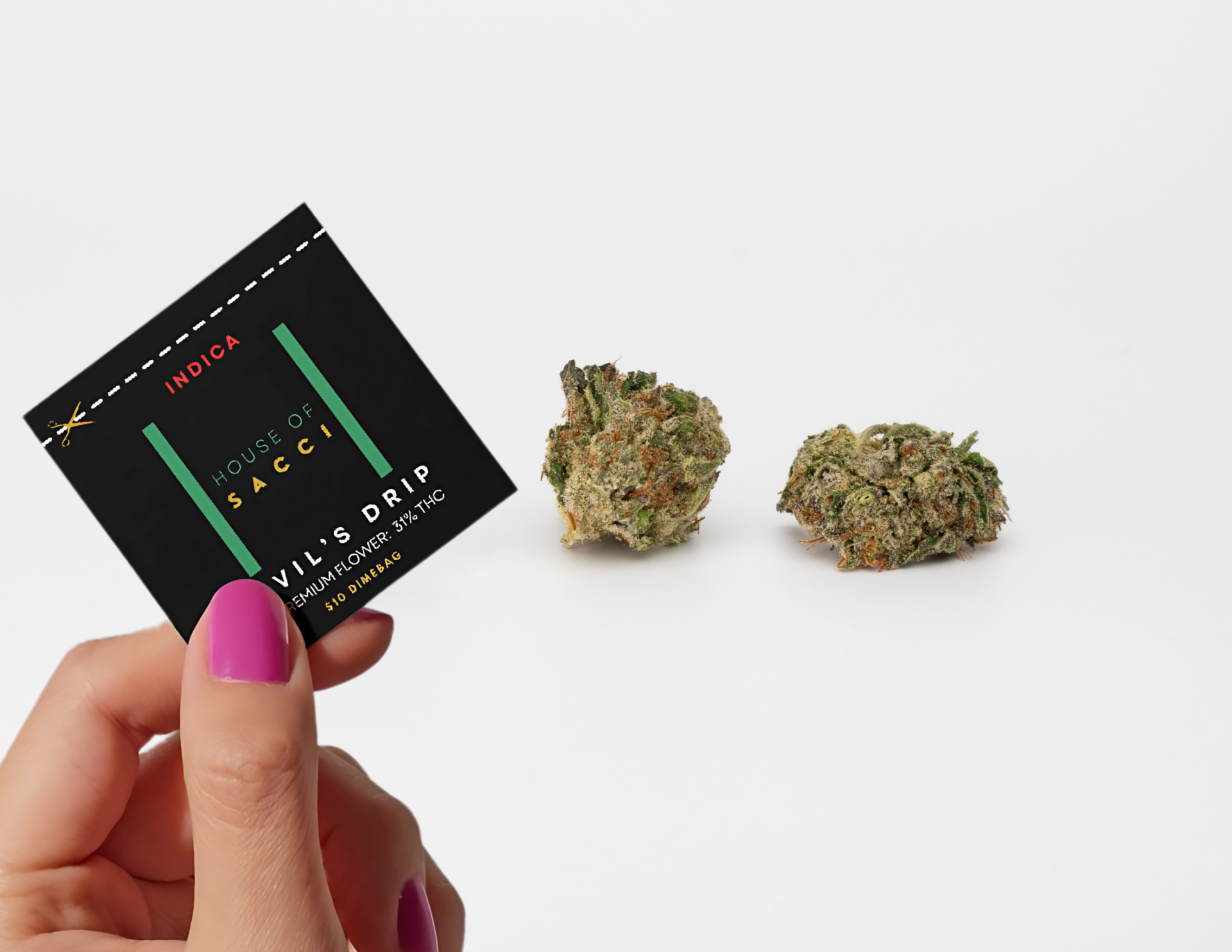 House of Sacci Devil's Drip Flower  (Indica) {.7g}