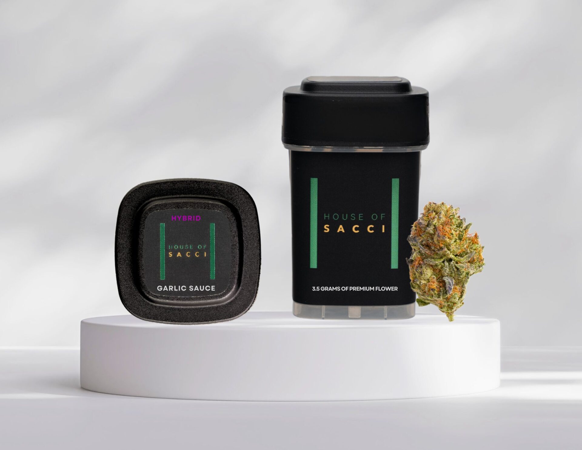 House of Sacci Garlic Sauce Smalls Flower (Hybrid) 33% {3.5g}