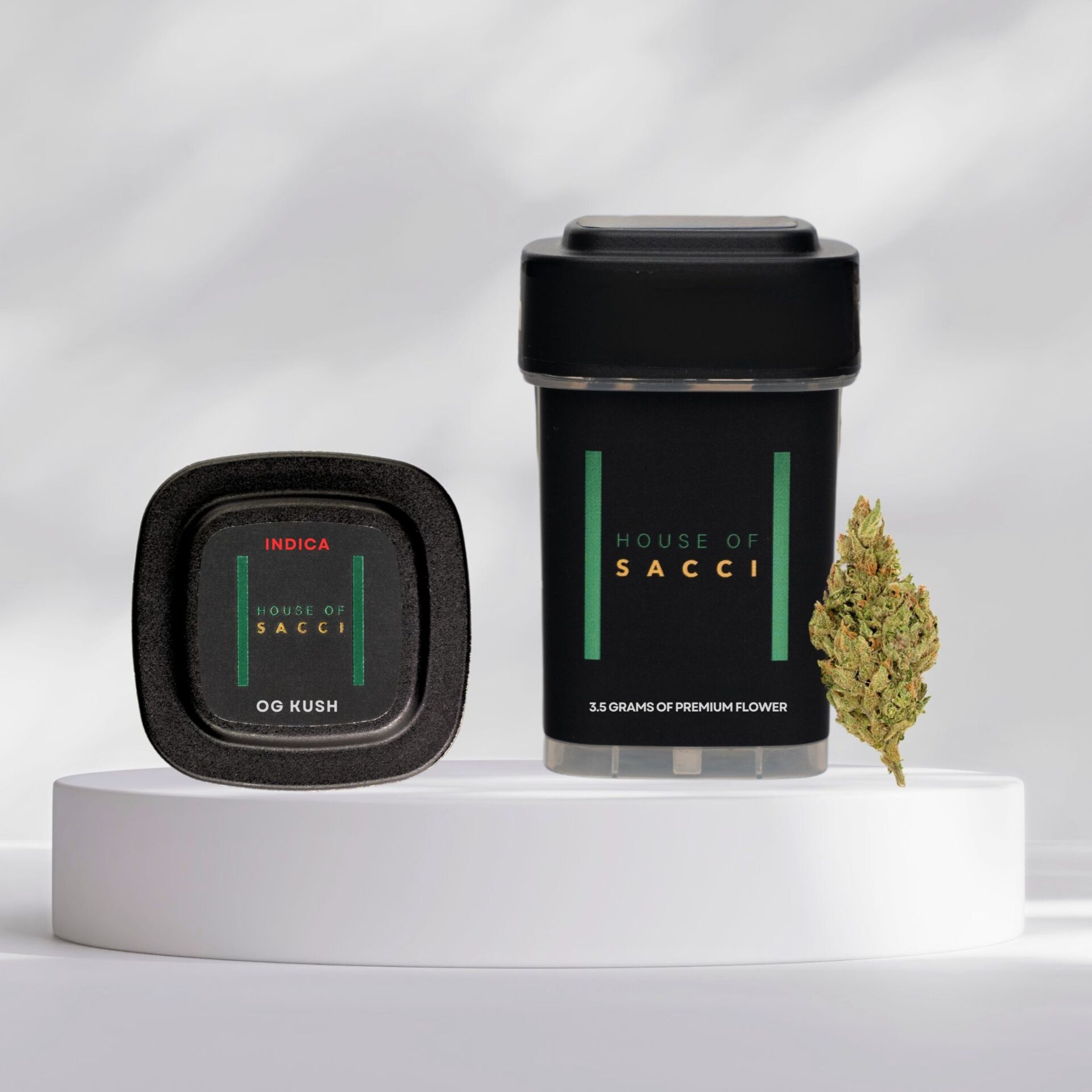 House of Sacci OG Kush Flower (Indica) 26% {3.5g}