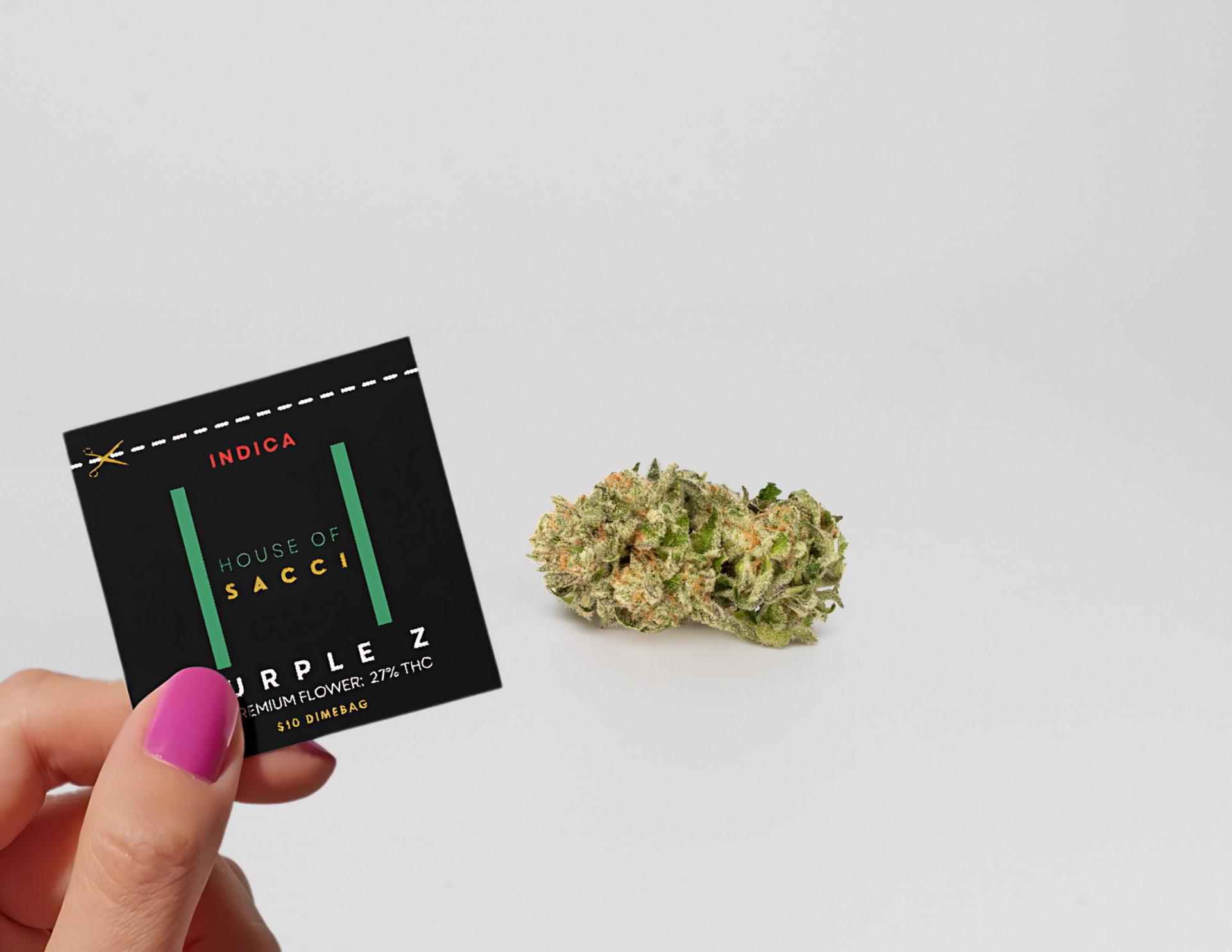 House of Sacci Purple Z Flower  (Hybrid) {.7g}