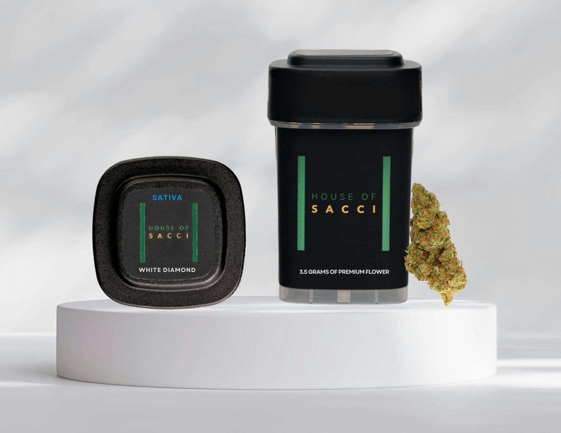 House of Sacci White Diamonds Flower  31% {3.5g}