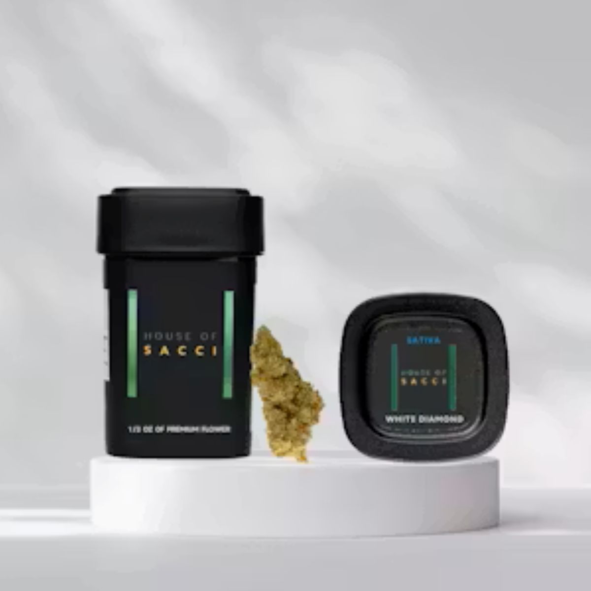 House of Sacci White Diamonds Flower  (Sativa) 31% {14g}