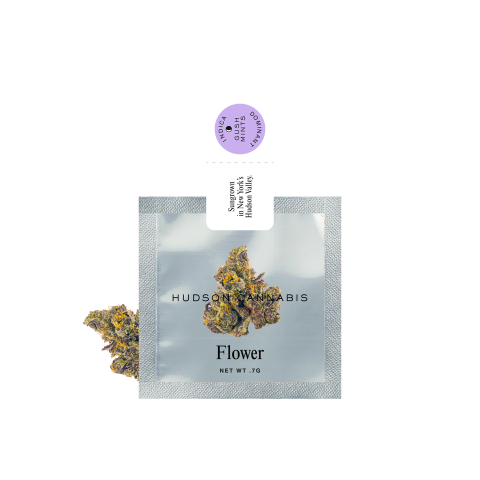 Hudson Cannabis Gush Mints Flower dime