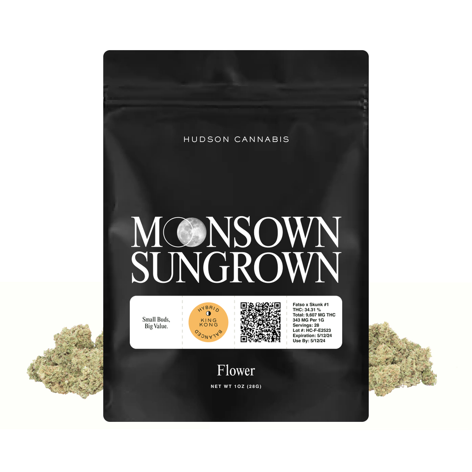 Hudson Cannabis King Kong Flower Ounces Small Buds 28g
