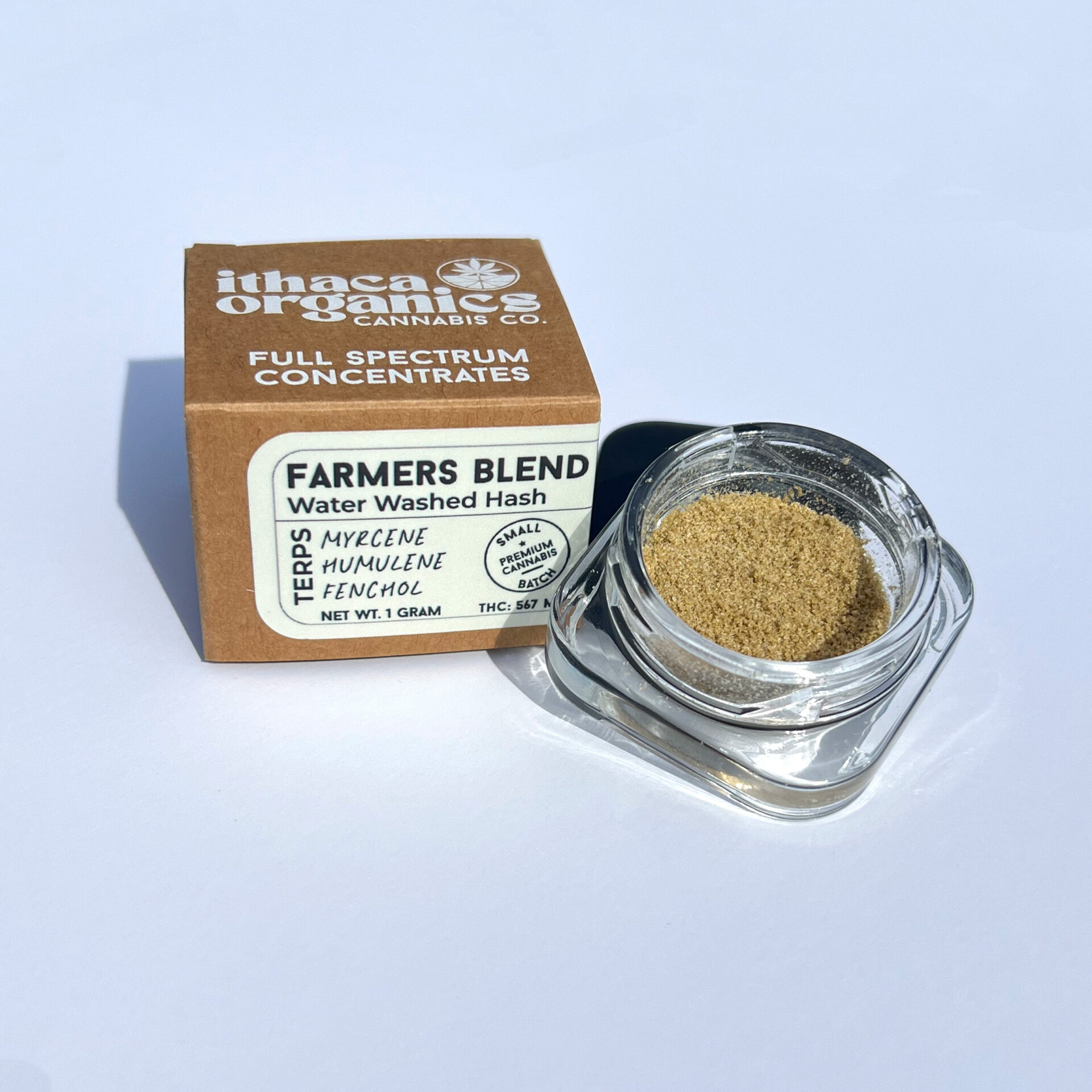 Ithaca Organics Farmer's Blend Ice Water Hash  (Indica) 56.7% {1g}