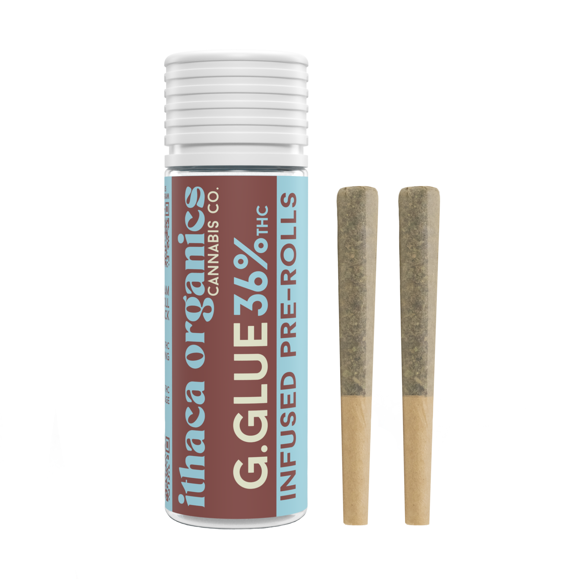 Ithaca Organics Gorilla Glue Infused Pre-Rolls 2-pack (Hybrid) 36% {1.5g}