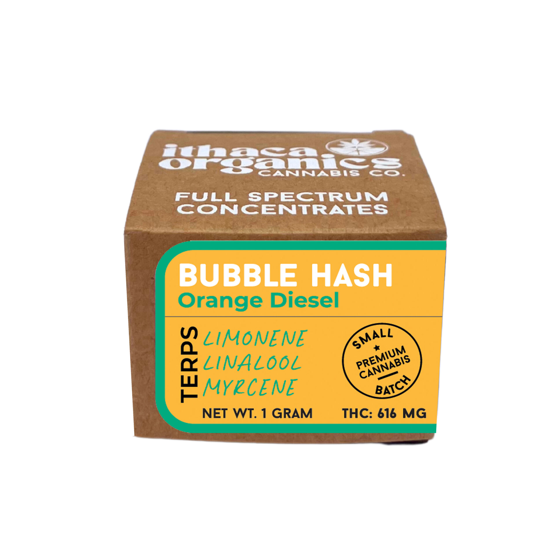 Ithaca Organics Orange Diesel Hash  (Sativa) 61% {1g}